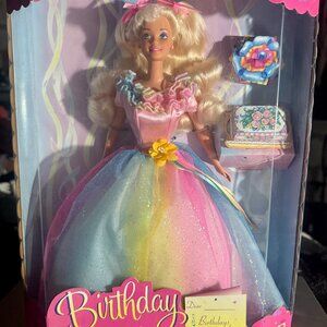 Birthday Barbie Doll Prettiest Way to Celebrate Your Birthday 1997 Mattel NRFB